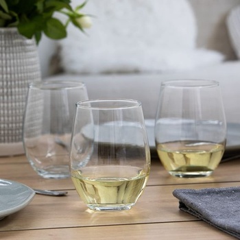 TREND FOR HOME Poháre na víno bez stopky, 580 ml, Sada 6 kusov, Poháre na víno bez stopky,