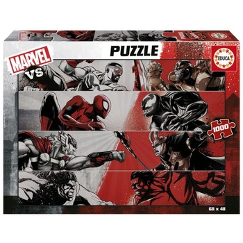Educa - Puzzle s 1000 dielikmi pre dospelých | Marvel. Vrátane lepidla Fix. Rozmery: 68 x 48 cm. Vek 14+