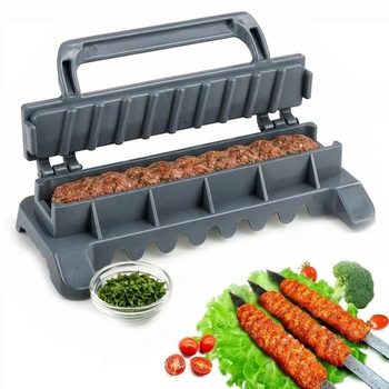 Výrobník kebabů, lis na špízy na kebab, přenosné plastové…