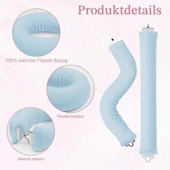 AOOWU Heatless Curls Band, 5 kusů, Noční foukané kudrlinky bez tepla, Nové natáčky na kudrlinky bez