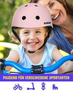 Detská cyklistická prilba, nastaviteľná a vhodná pre rôzne športy, od batoliat až po teenagerov, 3