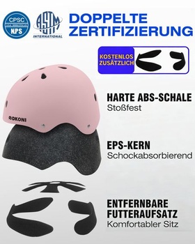 Dětská cyklistická helma, nastavitelná a vhodná pro různé sporty, od batolat až po teenagery, 3