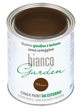 BiancoGarden Marrone (hnědá) křídová barva pro venkovní…