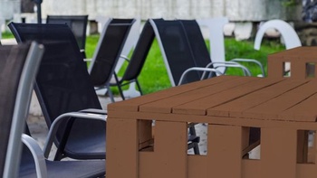 BiancoGarden Marrone (hnedá) kriedová farba na vonkajšie použitie (1 liter) – Skrášlite si záhradu,