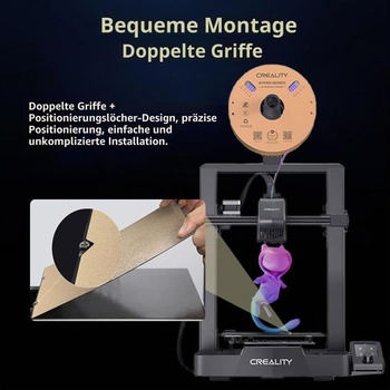 Ender 3 V3 SE PEI pružinová oceľ 235x235mm, textúrovaná PEI doska magnetická flexibilná vyhrievaná