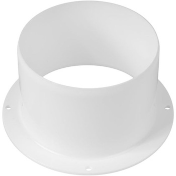 Vent Systems Vetracia príruba 100 mm, plastová okrúhla, rovná – 2 kusy – Robustná spojovacia doska pre