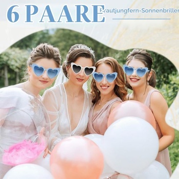 4/6/8/10/12dílné sluneční brýle ve tvaru srdce vintage brýle ve tvaru srdce sluneční brýle pro