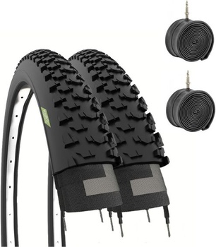 Detské kamery Ecovelò 2 MTB pneumatiky 24 x 1,95 (44-507) + komory, čierne, 24 x 1,95