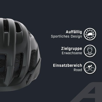 ALPINA Paranus – Lehká cyklistická helma, silné tlumení nárazů díky Hi-EPS, velké odvětrávání,
