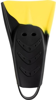 CRESSI Pura ploutve - Unisex silikonové kapsové ploutve na plavání a šnorchlování 35/38 černá/žlutá