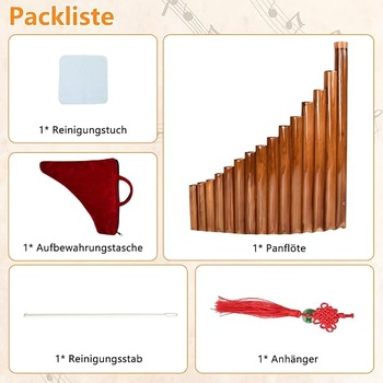 Čínske píšťaly 15 Hocomay