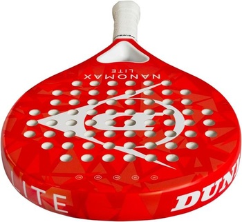 DUNLOP Nanomax Lite Padel Racket, oranžová, biela, oranžová, biela
