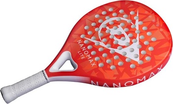 DUNLOP Nanomax Lite Padel Racket, oranžová, biela, oranžová, biela