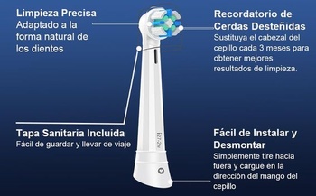 Náhradní hlavice kartáčku IO, kompatibilní s Oral-B IO 2/3/4/5/6/7/8/9/10, kompatibilní s Oral-B