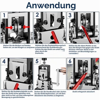 Odizolovací stroj pre káble 1-25 mm, automatický odizolovací nástroj, 3kanálový odizolovací stroj