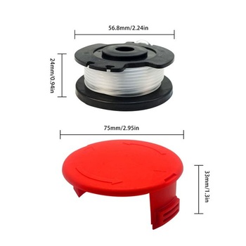 Náhradná cievka pre vyžínačku EIN-hell GE-CT 18/28 Li, príslušenstvo k vyžínaču 4,9 m x 1,6 mm,