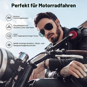 Špunty do uší s potlačením hluku, 33 dB, na spanie, koncerty, motocykel, do práce a na cestovanie,