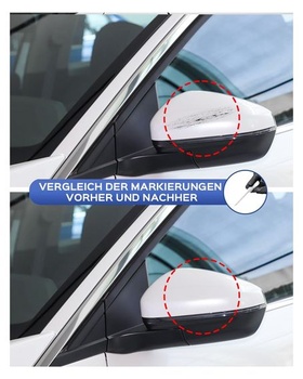 EKU Bleu Encre Nacre/Twilight Blue metalická opravná barva pro Peugeot Exact Match – Oprava