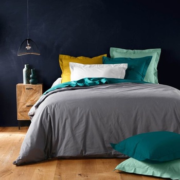 Douceur d'intérieur, povlak na prikrývku Lina, 140 x 200 cm, 100% bavlna, biela 140 x 200 cm biela