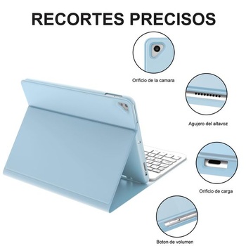 Klávesnica FOGARI pre iPad 6/5 generácie 2018/2017, 9,7 palca, Air 2/1 2014/2013, španielska, QWERTY