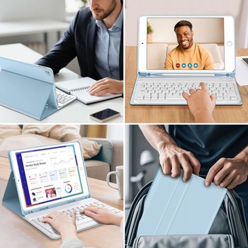 Klávesnice FOGARI pro iPad 6/5 generace 2018/2017, 9,7 palce, Air 2/1 2014/2013, španělská, QWERTY
