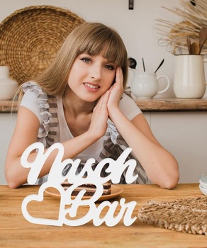 Dekorácia na ceduľu s motívom candy baru Putuo Decor – Nápisy na candy bar ako PVC stolová dekorácia