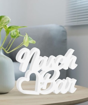 Dekorácia na ceduľu s motívom candy baru Putuo Decor – Nápisy na candy bar ako PVC stolová dekorácia