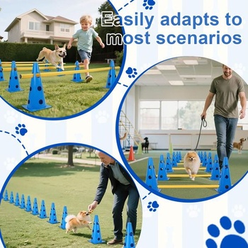 Sada agility pre malé psy, Detské agility tréningové vybavenie, Prekážky pre kone a psie dráhy,