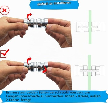 Dvojdielna kľučka sprchových dverí Guidre, madlo sprchových dverí, strieborná-1