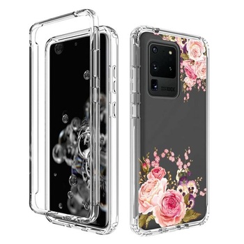 Ochranný kryt pre Galaxy S20 Ultra 5G, púzdro SM-G988U s tvrdeným sklom - kompletná ochranná sada