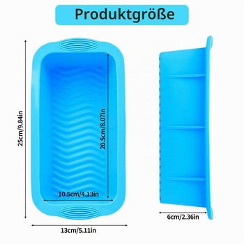 4 velké silikonové formičky na led do ledových lázní a mrazniček, obdélníkové
