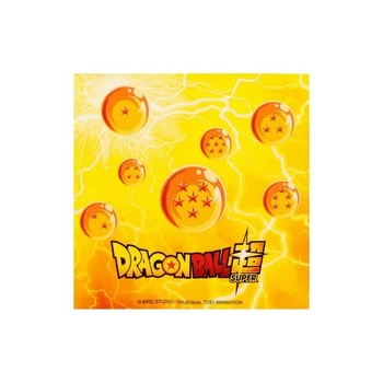 Obrúsky Dragon Ball Z, 20 kusov, žltooranžové, 33x33cm - Žltá/Blond