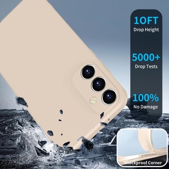 Pouzdro na telefon pro Samsung Galaxy A15 s [2 ochrannými fóliemi na displej] [1 šňůrkou na krk],