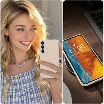 Pouzdro na telefon pro Samsung Galaxy A15 s [2 ochrannými fóliemi na displej] [1 šňůrkou na krk],