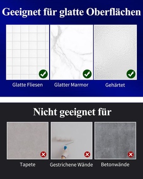 Sprchová polica Kitsure bez vŕtania, kúpeľňový organizér, extra veľká, hnedá, 2 kusy, extra veľká,