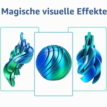 3D tlačená fidget loptička, antistresová loptička s efektom morphslime, senzorická loptička podobná