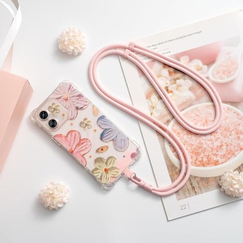 Univerzální šňůrka na telefon AOKSUNOVA pro nošení kolem krku, modrá
