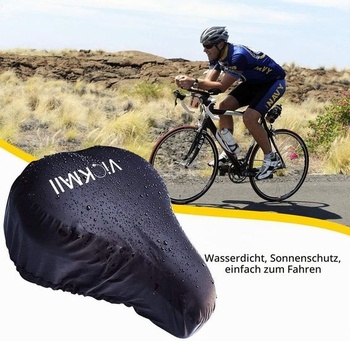 Vodeodolný poťah na sedlo bicykla, elastická nepremokavá deka na sedlo bicykla, ľahko