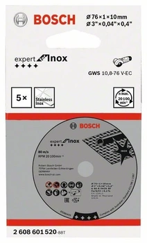 Rozbrušovací kotouč Bosh A 60 R INOX BF