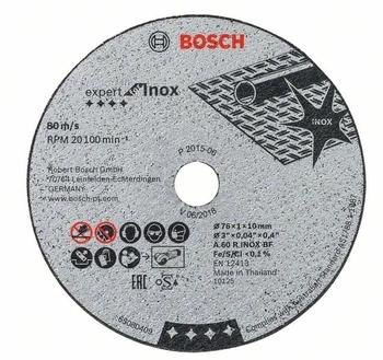 Rozbrušovací kotouč Bosh A 60 R INOX BF