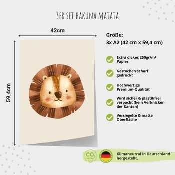 Súprava obrazov MeinBaby123 3 Ks
