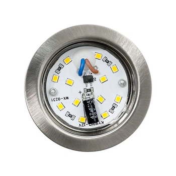 Balenie 3 kusov zapustených LED bodových svetiel, 12V LED bodové svetlo, neutrálna biela, stmievateľné,