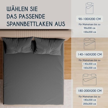 Napínacie prestieradlo Dreamzie 140 x 200 cm