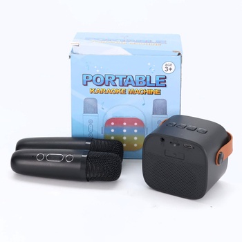 Karaoke automat Dislocati s 2 karaoke mikrofónmi Bluetooth, veľkonočné darčeky, detská hračka pre
