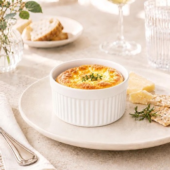 WERTIOO misky na Crème Brûlée, 4 kusy, 8 oz/237 ml, misky na suflé 8 oz/237 ml 4