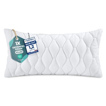 Vankúš Utopia Bedding 40x80 cm, sada 1 ks, Posteľ a dekoratívny vankúš 40x80 cm (1 balenie), biela 1