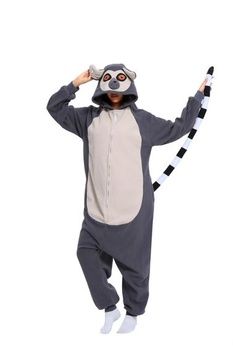 Dámsky halloweensky kostým Onesie, veľkosť 106, šedý,…