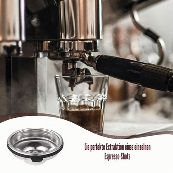 2 portafiltrační koše na jeden šálek kompatibilní s Ninja Luxe Cafe ES701, nerezový portafiltrační