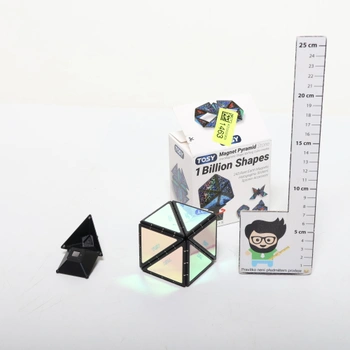 TOSY Magnetická pyramidová kostka - 1 kostka se promění v 1 miliardu tvarů, 243 magnetů,