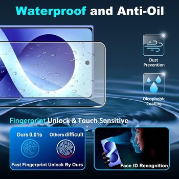 Sada 2 ochranných fólií na displej pre Samsung Galaxy Z Fold 8 Ultra, [2 + 1 kus] Tvrdené sklo a